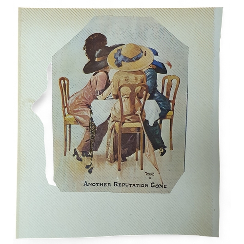 18 - A large quantity of Items on three shelves of the dresser to include a shoeshine box, a quantity of ... 