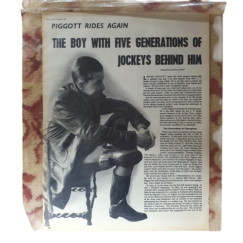 13 - A good quantity of Newspapers showing Lester Piggott.