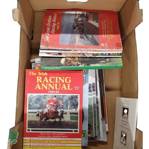 31 - A good quantity of Racing books in one crate.