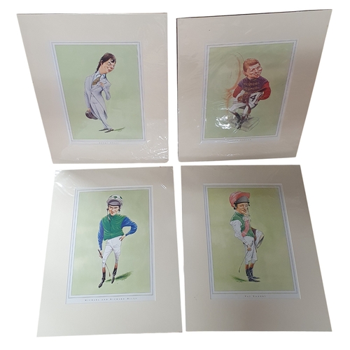 56 - A good quantity of well slipped coloured Prints after John Ireland to include John McCririck.