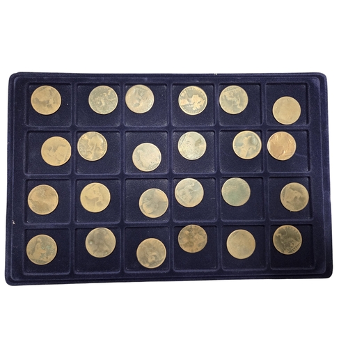 386 - An extremely large quantity of primarily British Pennies, some Irish. In a metal coin case.