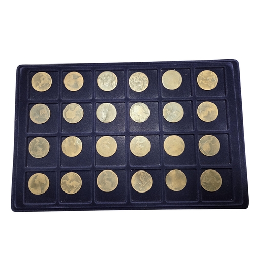 386 - An extremely large quantity of primarily British Pennies, some Irish. In a metal coin case.
