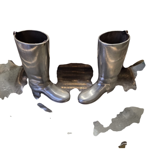 389A - A Silver handled Scissors, set of five Silver spoons, a Harrods lidded serving dish along with a cir... 