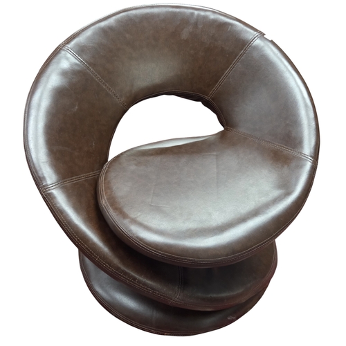 479 - A pair of Retro style Easy Chairs.