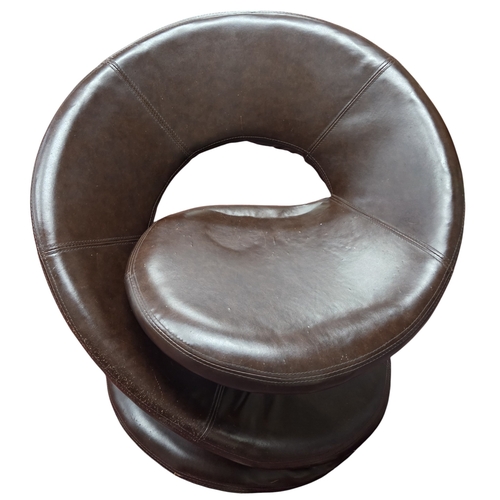 479 - A pair of Retro style Easy Chairs.