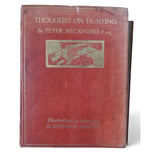 88 - Thoughts on Hunting by Peter Beckford Esq, Hodder and Staunton London.