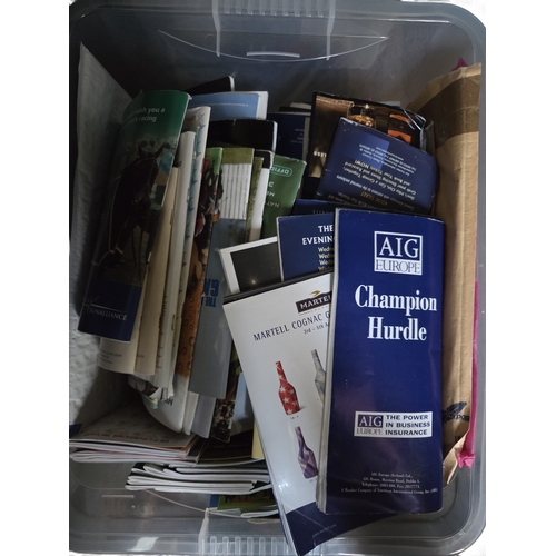 90 - A large quantity of Racing Brochures from various race tracks.