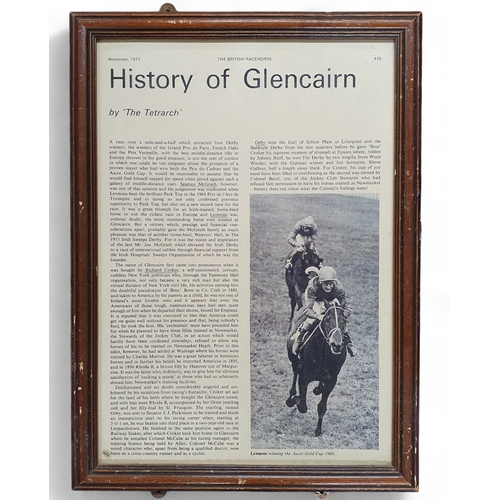 103 - A quantity of racing memorabilia to include Sea The Stars. The Horse of a Lifetime presentation pack... 