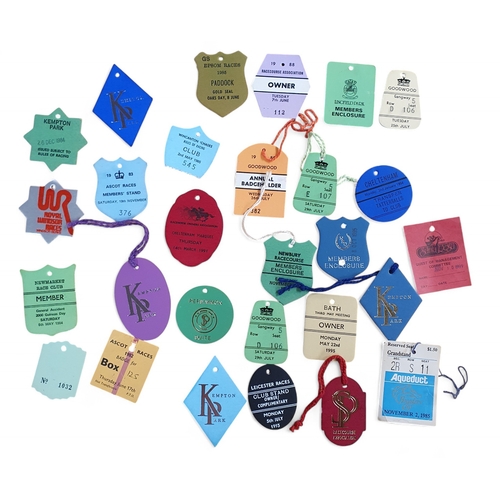 104 - A good quantity of Race day Badges from various race courses.