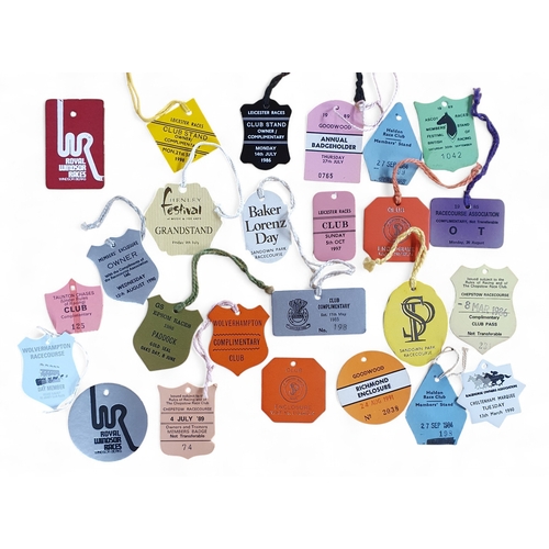 104 - A good quantity of Race day Badges from various race courses.