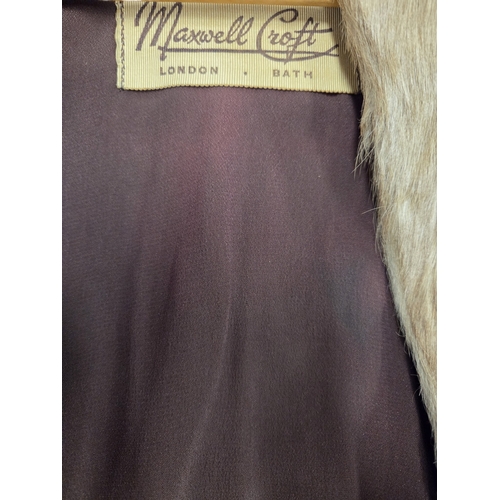 467 - A Maxwell Croft of London Deer Skin Coat.