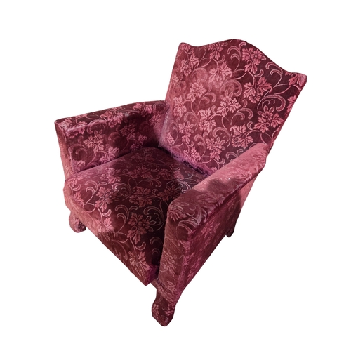 53 - Two Retro Standard Lamps along with an easy Armchair.