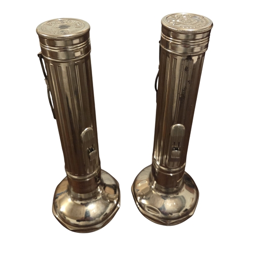 12 - Two Vintage Style Torches.