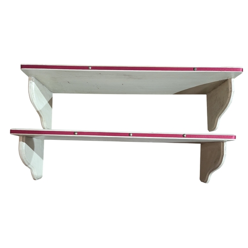 39 - Four Timber Wall Brackets.