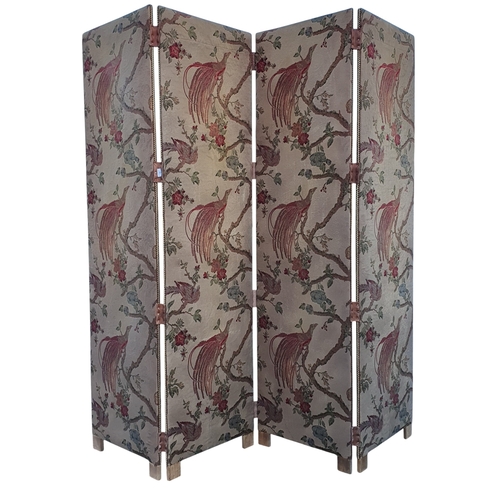 45 - Large four Panel Screen.
H 230 x W 240 cm approx.