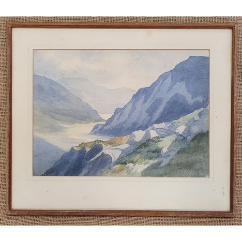 59 - Two 20th Century Watercolors of landscape scenes.