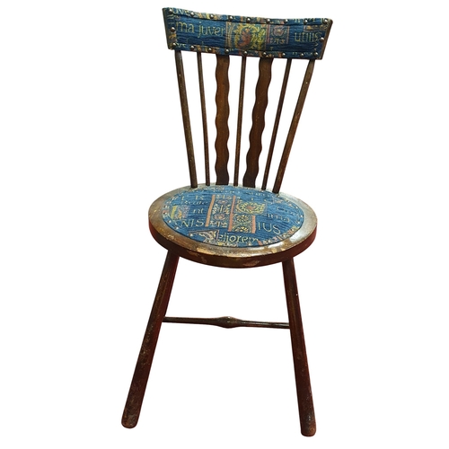 455 - A group of Furniture to include a 19th Century Salon Chair, a spindle back chair, a miniature Bookca... 