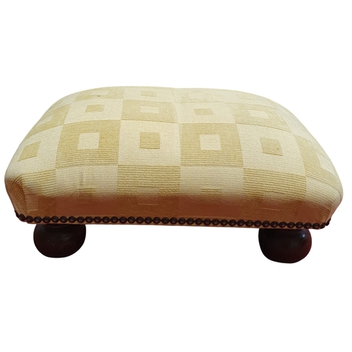 469 - A Pair of 19th Century Walnut Hall Chairs with canework seats along with a foot stool and a piano st... 