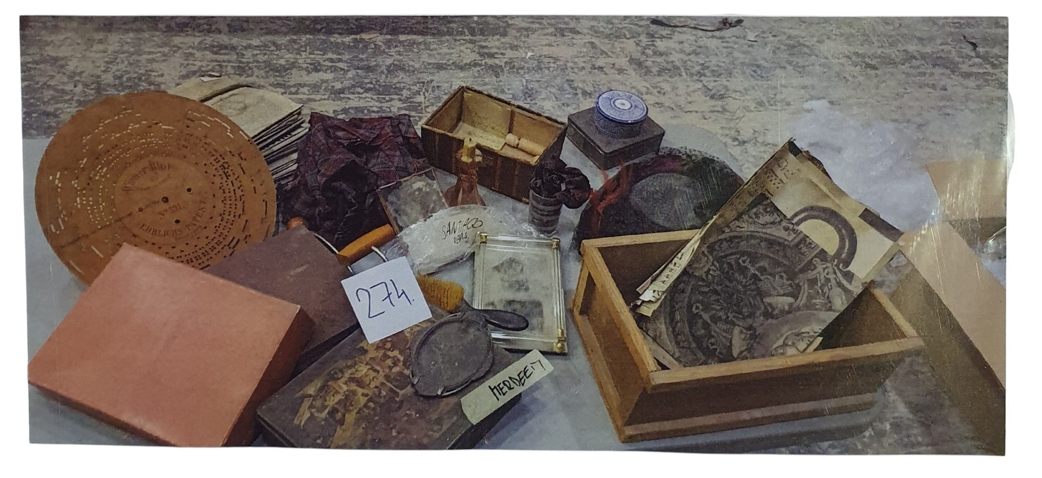 A Group of Film Prop items.
