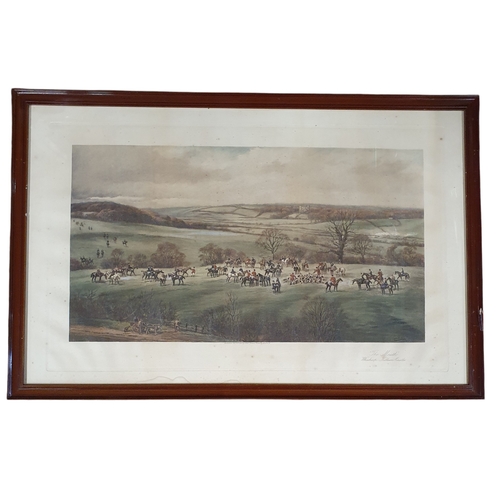 8 - A good set of four coloured Engravings of Hunting scenes after G D Giles, one of The Meath and The W... 