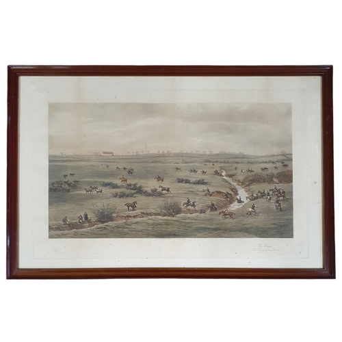 8 - A good set of four coloured Engravings of Hunting scenes after G D Giles, one of The Meath and The W... 