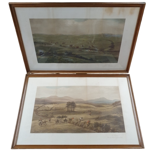 8 - A good set of four coloured Engravings of Hunting scenes after G D Giles, one of The Meath and The W... 