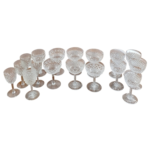 27 - A quantity of Crystal and Glassware to include a quantity of stoneware etc. in three crates.