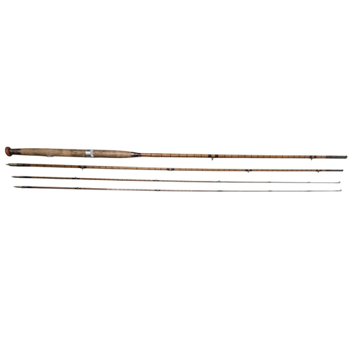 73 - A Hardy's Palakona reg no 246936 three piece 12' cane Rod with extra tip and bag. Given to the the v... 