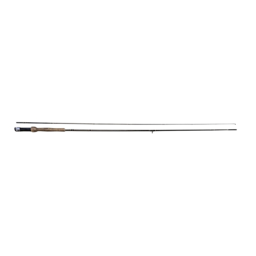 76 - A Garnetts & Keegans 9'6'' fiberglass fly Rod with bag.