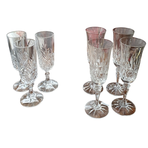 123 - A good quantity of Crystal Glasses.