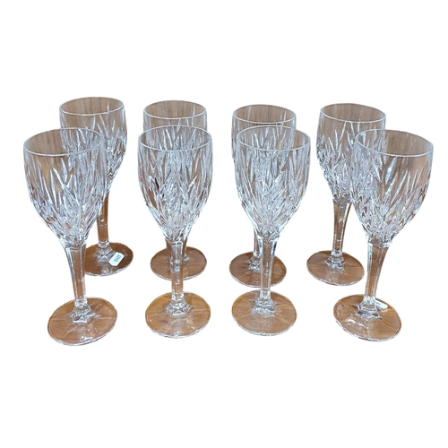 123 - A good quantity of Crystal Glasses.