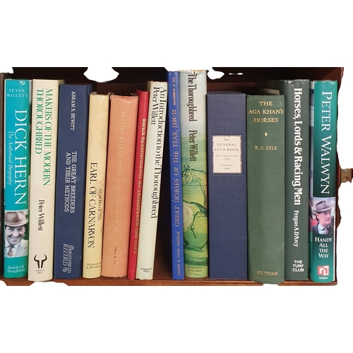 128 - A quantity of Racing and Stud Books on one shelf.