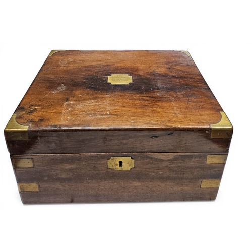 182 - Two 19th Century Writing Slopes.
W 30 x D 23 x H 15 cm approx.