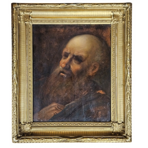 194 - A superb late 18th Century - early 19th Century Oil on panel of a Scribe or Scholar with framers and... 
