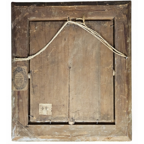 194 - A superb late 18th Century - early 19th Century Oil on panel of a Scribe or Scholar with framers and... 