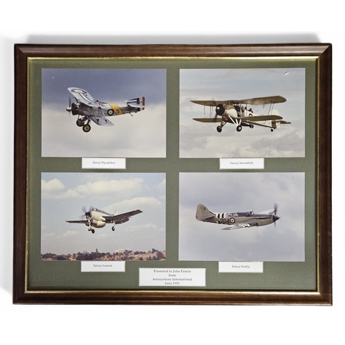 203 - A good quantity of framed Military Prints after David Gibbings all signed in the margin. 55 x 62 cm ... 