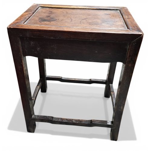 223 - A 19th Century Rosewood miniature Urn Table. 32 x 21 x 42 cm approx.