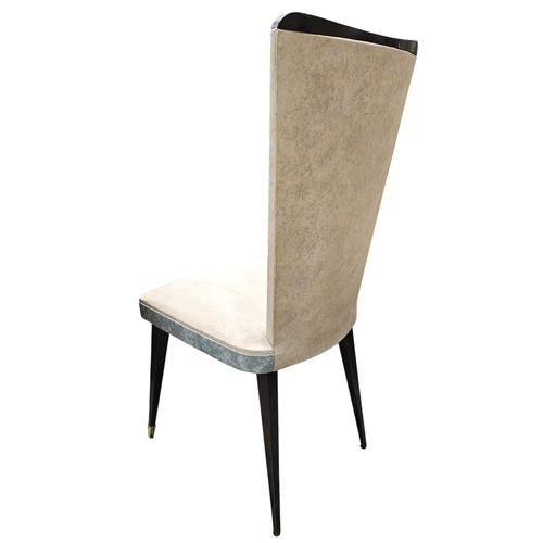 227 - A lovely set of six Retro Dining Chairs.
W 47 x SH 45 x BH 97 cm approx.