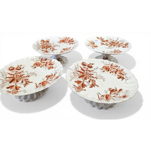 846 - A quantity of Dresden Dinnerwares along with a quantity of Staffordshire and other figures on the ch... 