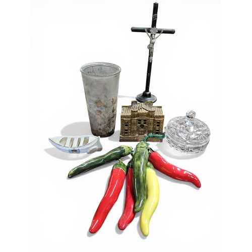 846 - A quantity of Dresden Dinnerwares along with a quantity of Staffordshire and other figures on the ch... 