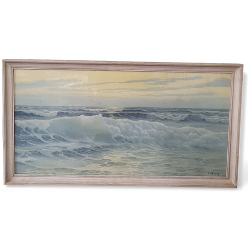 67 - A 20th Century rectangular Mirror along with a group of prints. 50 x 73 cm approx.
