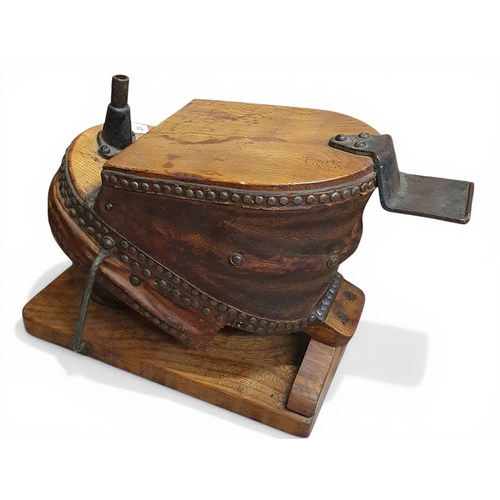 51 - A good Vintage Leather Bellows. Seems to be fully working. W 56 x H 33 cm approx.