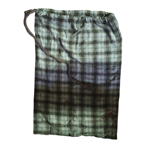6 - A large black Throw along with a box of assorted Fabrics and Hero Hoodie Bags.