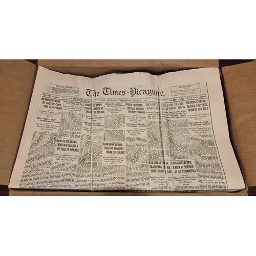 17 - Three boxes of prop Newspapers.