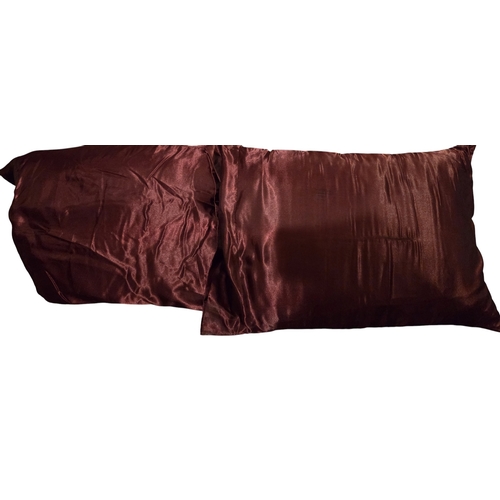 21 - A quantity of Cushions and Leather Bindings in three boxes.