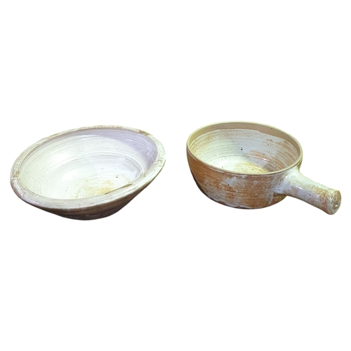 26 - A Quantity of Pottery Soup Bowls along with Blood Bags and syringes.