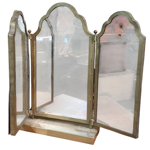 20 - A Two tier side Table along with a Mirror.