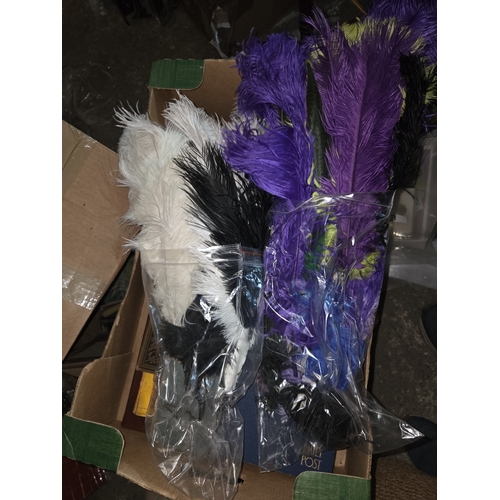 58 - A quantity of Books along with a group of feathers from The Paris Apartment.