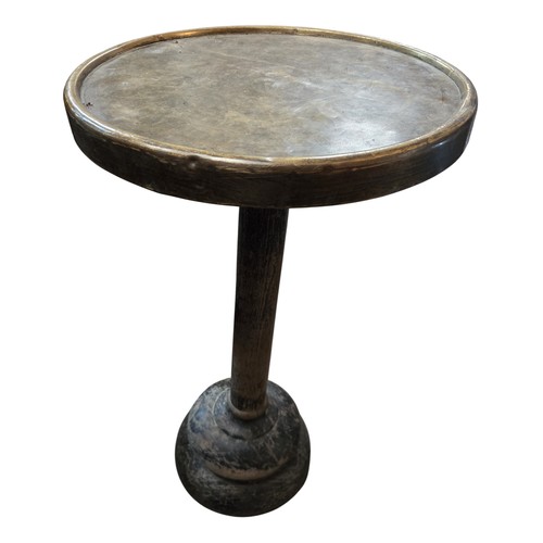 40 - A Brass topped wine Table.
