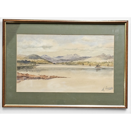 740 - A group of Three framed Watercolors, various artists.